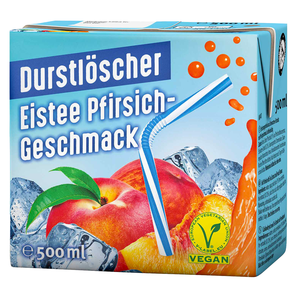 DURSTLÖSCHER EISTEE PFIRSICH 500ML