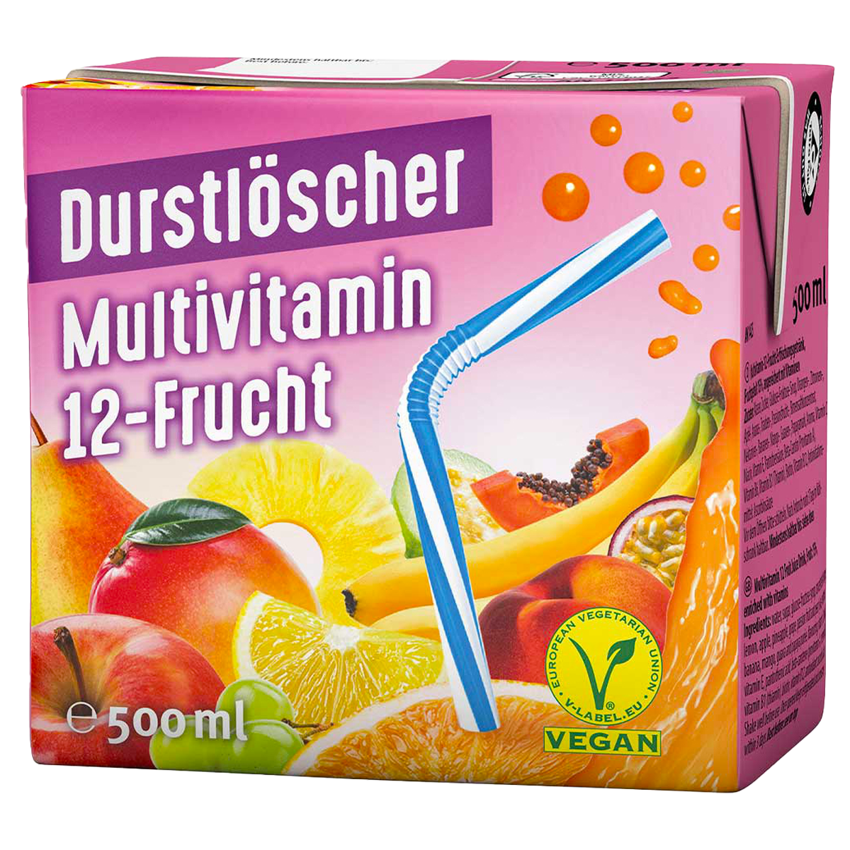 DURSTLÖSCHER MULTIVITAMIN 500ML