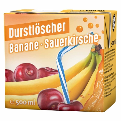 DURSTLÖSCHER BANANE-KIRSCHE 500ML