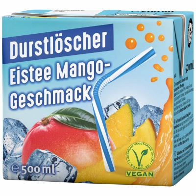 DURSTLÖSCHER EISTEE MANGO 500ML